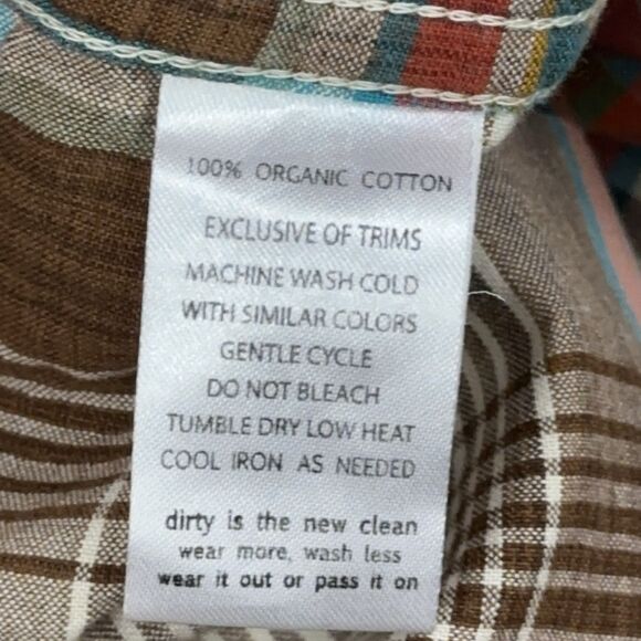 Toad & Co Smythy Shirt Mens Sz XL Plaid Short Sleeve Button Up Hiking Organic - Picture 7 of 9